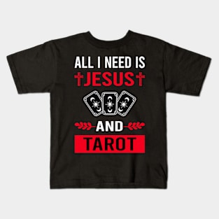 I Need Jesus And Tarot Kids T-Shirt